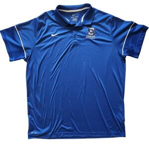 Creighton Blue Jays Men's Royal Blue Athletic Polo Basketball Shirt SZ XXL